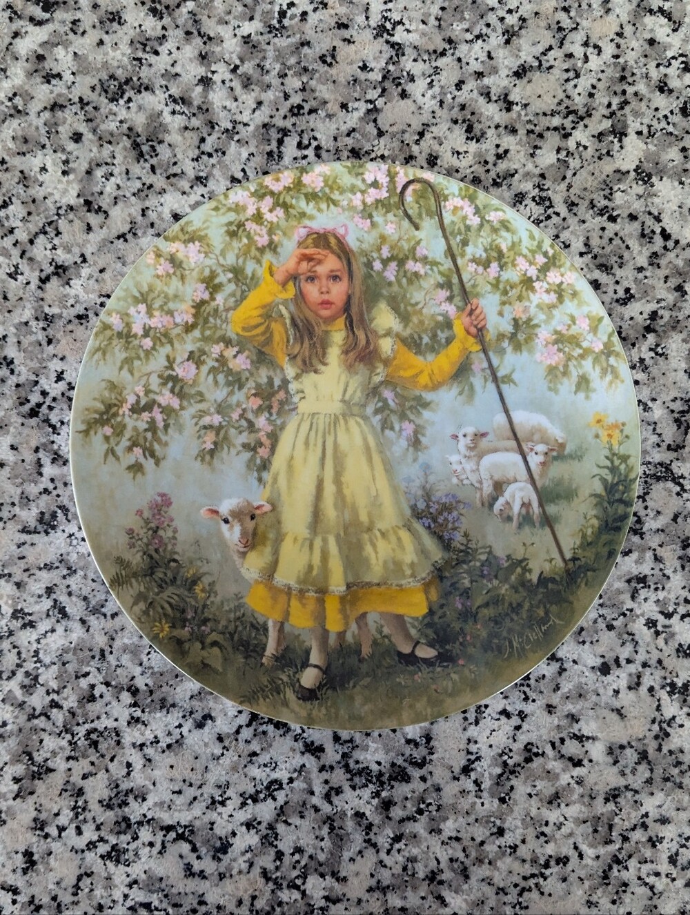 Vintage Reco Little Bo Peep Plate
